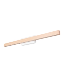 APPLIQUE DA MURO ONLI "DORA" METALLO E LEGNO LED 40X5,6X8 CM